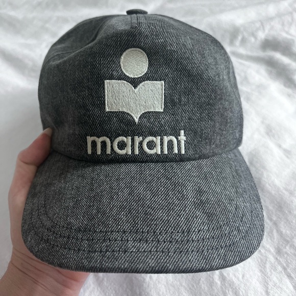 Isabel marant Tyron hat in grey denim. No size/ unisex. Slightly used. - Picture 2 of 4